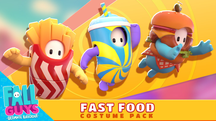 Fall Guys - Fast Food Costume Pack - 游戏机迷 | 游戏评测