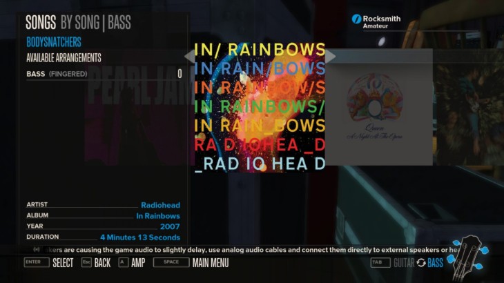 Rocksmith - Radiohead - Bodysnatchers - 游戏机迷 | 游戏评测