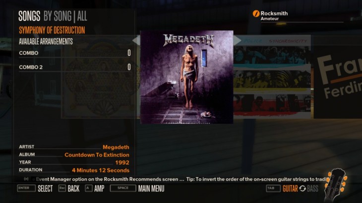 Rocksmith - Megadeth - Symphony of Destruction - 游戏机迷 | 游戏评测