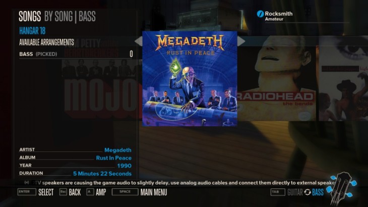 Rocksmith - Megadeth - Hangar 18 - 游戏机迷 | 游戏评测