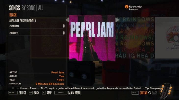 Rocksmith - Pearl Jam - Black - 游戏机迷 | 游戏评测