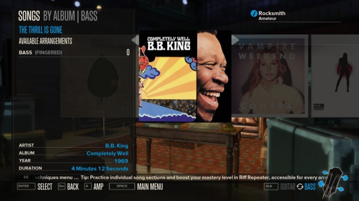 Rocksmith - B. B. King - The Thrill Is Gone - 游戏机迷 | 游戏评测
