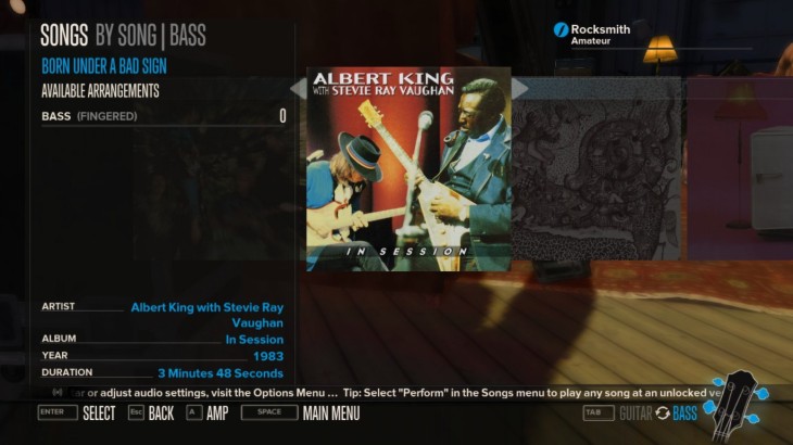 Rocksmith - Albert King with Stevie Ray Vaughan - Born Under a Bad Sign - 游戏机迷 | 游戏评测