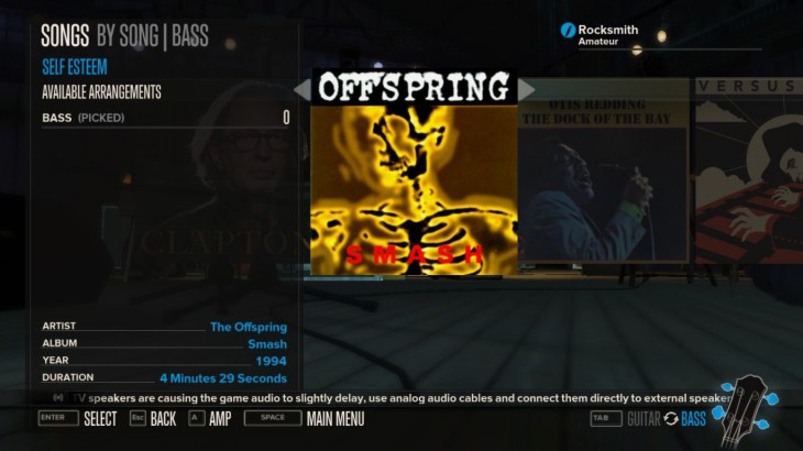 Rocksmith - The Offspring - Self Esteem - 游戏机迷 | 游戏评测