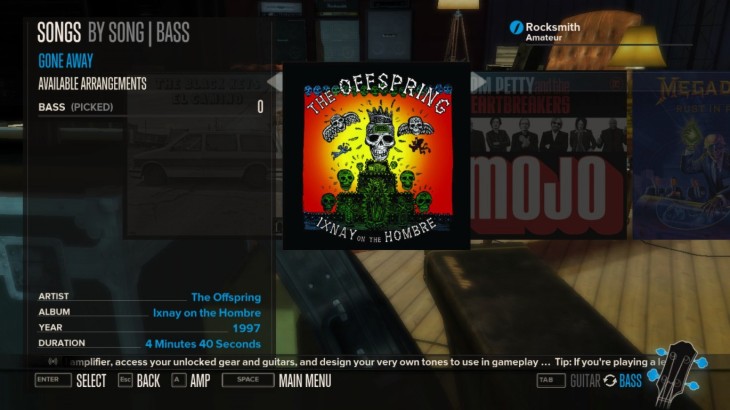 Rocksmith - The Offspring - Gone Away - 游戏机迷 | 游戏评测