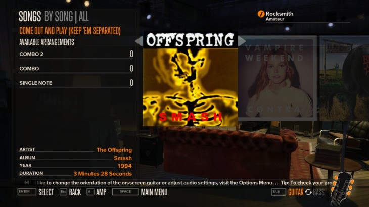 Rocksmith - The Offspring - Come Out and Play - 游戏机迷 | 游戏评测