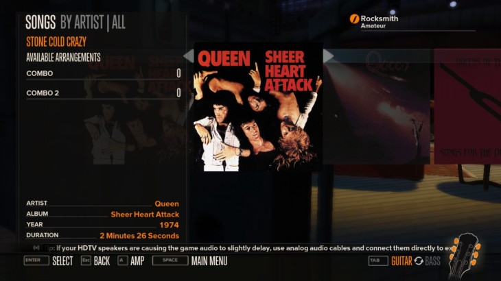 Rocksmith - Queen - Stone Cold Crazy - 游戏机迷 | 游戏评测
