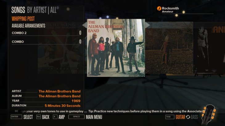 Rocksmith - The Allman Brothers Band - Whipping Post - 游戏机迷 | 游戏评测