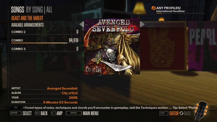 Rocksmith - Avenged Sevenfold - Beast and the Harlot - 游戏机迷 | 游戏评测