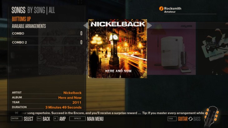Rocksmith - Nickelback - Bottoms Up - 游戏机迷 | 游戏评测