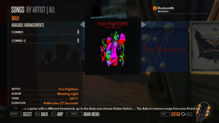 Rocksmith - Foo Fighters - Walk - 游戏机迷 | 游戏评测