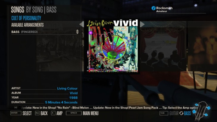 Rocksmith - Living Colour - Cult of Personality - 游戏机迷 | 游戏评测