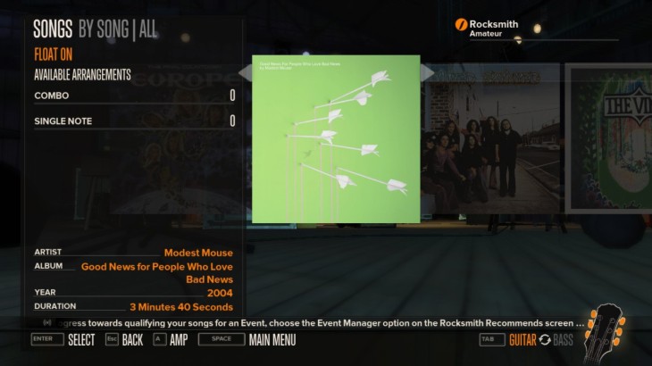 Rocksmith - Modest Mouse - Float On - 游戏机迷 | 游戏评测