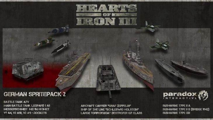 Hearts of Iron III DLC: German II Spritepack - 游戏机迷 | 游戏评测