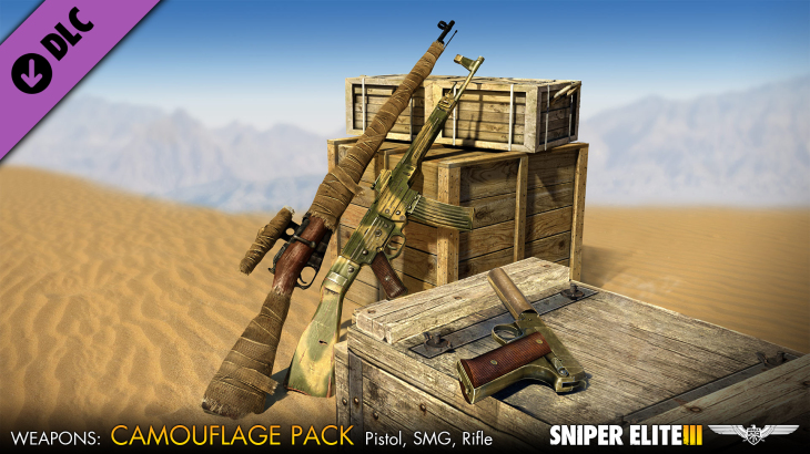 Sniper Elite 3 - Camouflage Weapons Pack - 游戏机迷 | 游戏评测