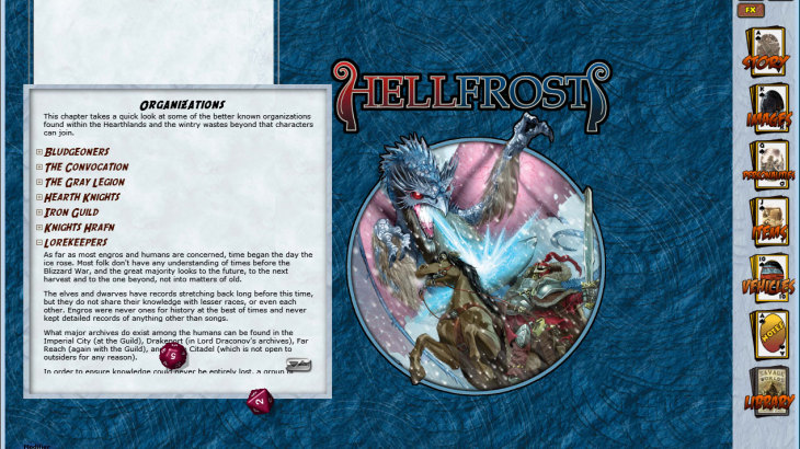 Fantasy Grounds - Savage Worlds: Hellfrost Player's Guide - 游戏机迷 | 游戏评测