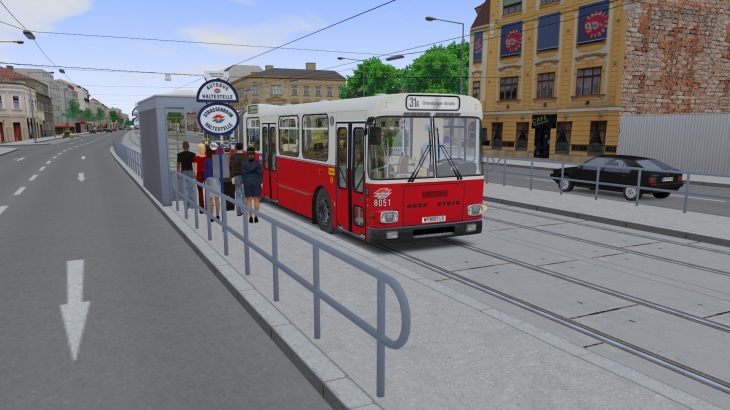 OMSI 2 Add-on AI-Articulated Bus for Vienna - 游戏机迷 | 游戏评测