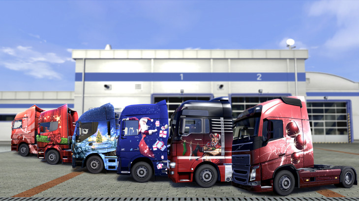 Euro Truck Simulator 2 - Christmas Paint Jobs Pack - 游戏机迷 | 游戏评测