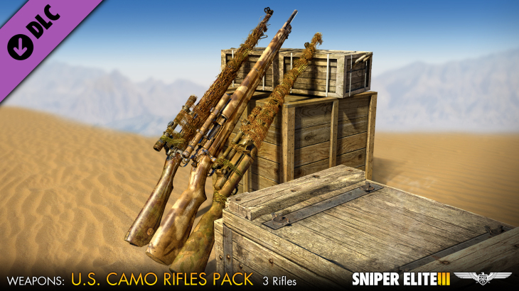 Sniper Elite 3 - U.S. Camouflage Rifles Pack - 游戏机迷 | 游戏评测