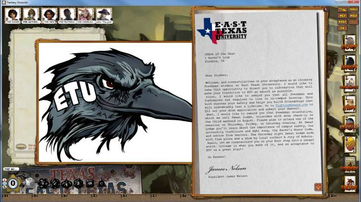 Fantasy Grounds - Savage Worlds: ETU - East Texas University - 游戏机迷 | 游戏评测