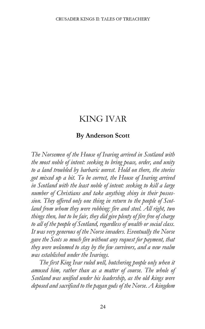 E-Book Crusader Kings II: Tales of Treachery - 游戏机迷 | 游戏评测
