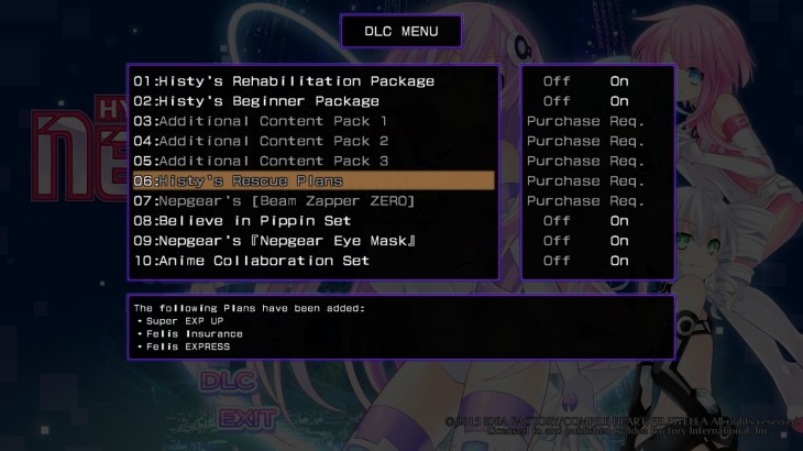 Hyperdimension Neptunia Re;Birth2 Histy's Rescue Plans / いーすんの救済仕様書パック / 伊伊贈送的救濟用製作書套裝 - 游戏机迷 | 游戏评测