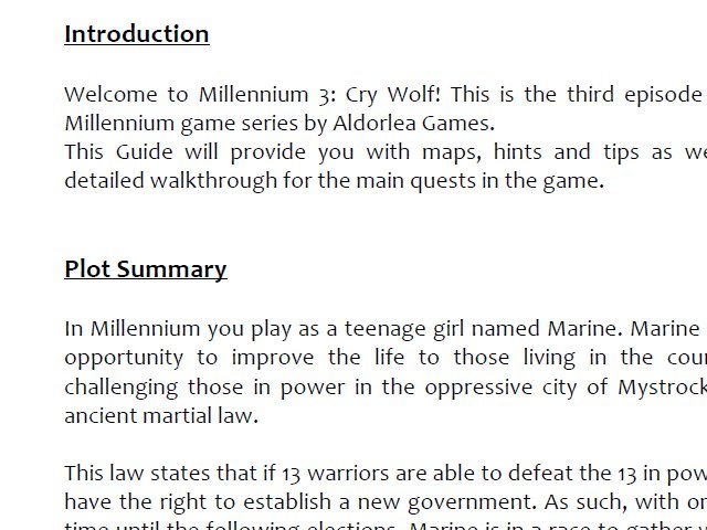 Official Guide - Millennium 3 - 游戏机迷 | 游戏评测