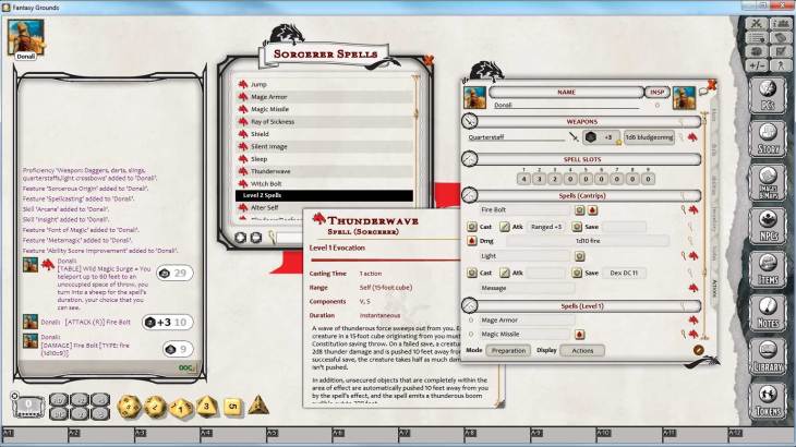 Fantasy Grounds - D&D Sorcerer Class Pack - 游戏机迷 | 游戏评测