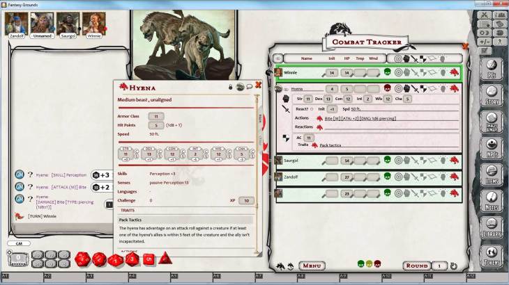 Fantasy Grounds - D&D Monster Pack - Beasts - 游戏机迷 | 游戏评测