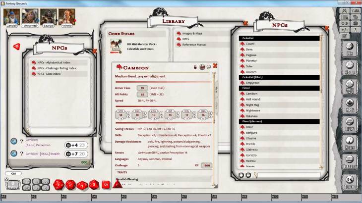 Fantasy Grounds - D&D Monster Pack - Celestials & Fiends - 游戏机迷 | 游戏评测