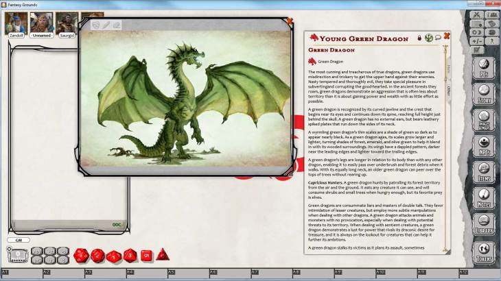 Fantasy Grounds - D&D Monster Pack - Dragons - 游戏机迷 | 游戏评测