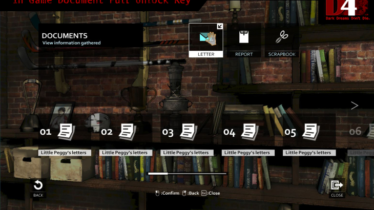 D4: In Game Document Full Unlock Key - 游戏机迷 | 游戏评测