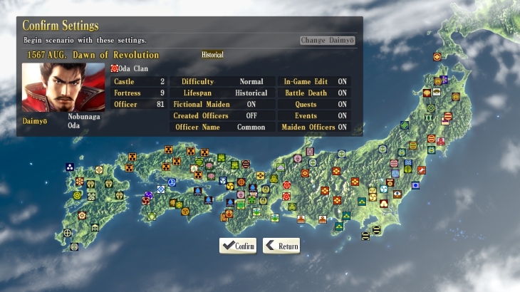 NOBUNAGA'S AMBITION: SoI - Scenario 3 