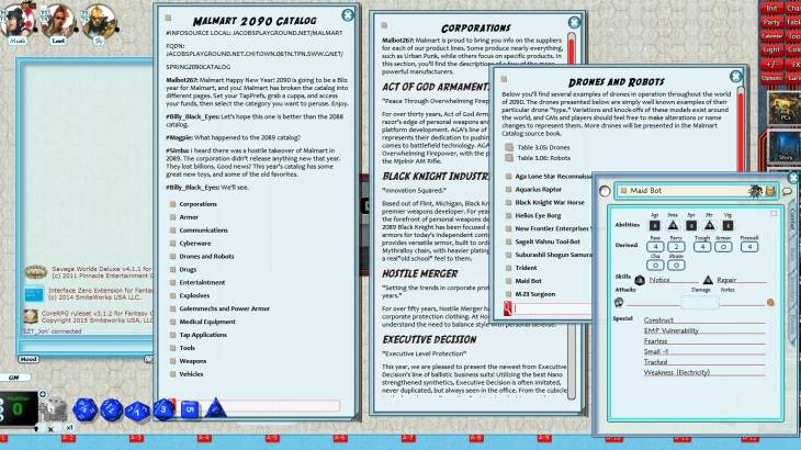 Fantasy Grounds - Interface Zero 2.0 for Savage Worlds - 游戏机迷 | 游戏评测