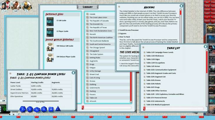 Fantasy Grounds - Interface Zero 2.0 for Savage Worlds - 游戏机迷 | 游戏评测