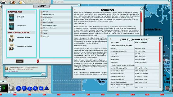 Fantasy Grounds - Interface Zero 2.0 for Savage Worlds - 游戏机迷 | 游戏评测