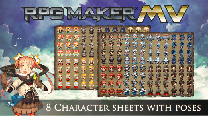 RPG Maker MV - Cover Art Characters Pack - 游戏机迷 | 游戏评测