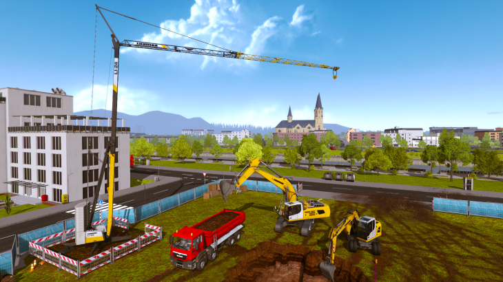 Construction Simulator 2015: Liebherr A 918 - 游戏机迷 | 游戏评测