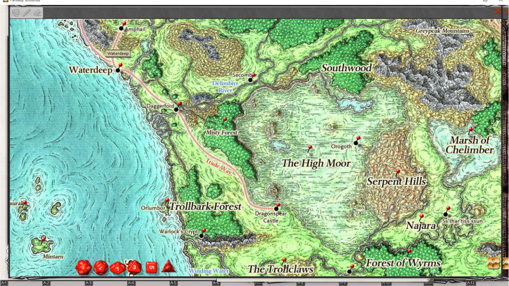 Fantasy Grounds - D&D Sword Coast Adventurer's Guide - 游戏机迷 | 游戏评测