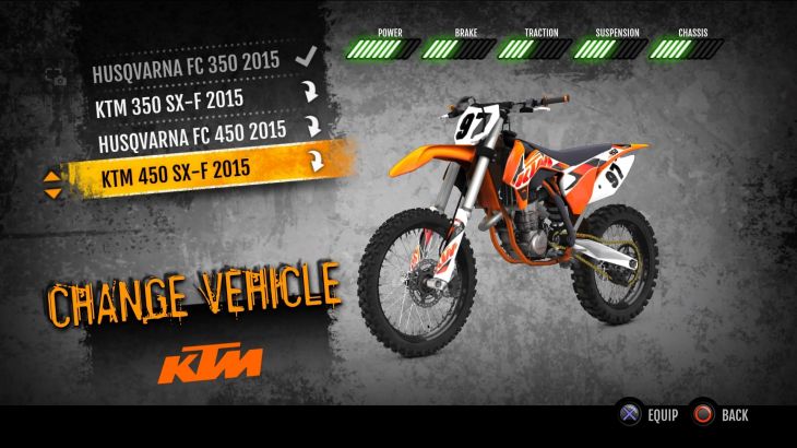 MX vs. ATV Supercross Encore - 2015 KTM 450 SX-F MX - 游戏机迷 | 游戏评测