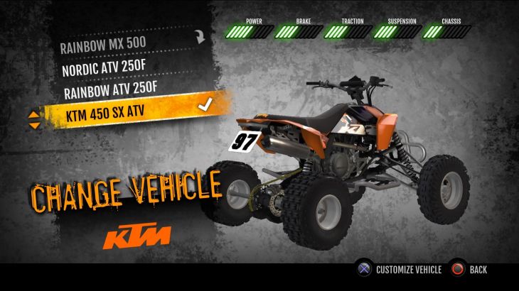 MX vs. ATV Supercross Encore - KTM 450 SX ATV - 游戏机迷 | 游戏评测