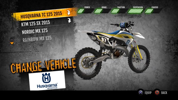 MX vs. ATV Supercross Encore - 2015 Husqvarna TC 125 MX - 游戏机迷 | 游戏评测