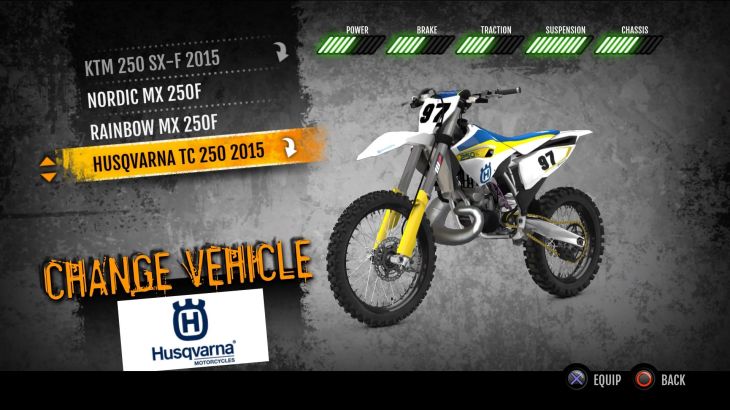 MX vs. ATV Supercross Encore - 2015 Husqvarna TC 250 MX - 游戏机迷 | 游戏评测