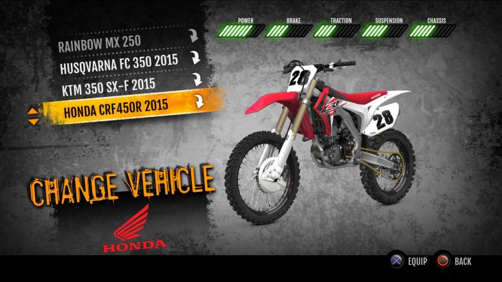 MX vs. ATV Supercross Encore - 2015 Honda CRF450R MX - 游戏机迷 | 游戏评测
