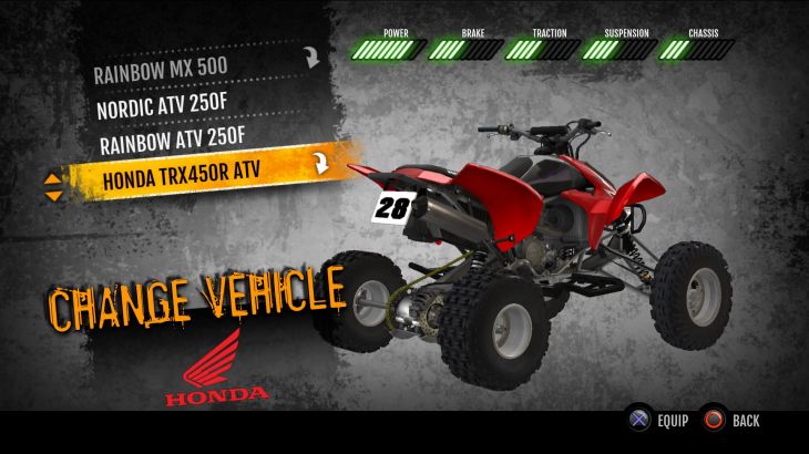 MX vs. ATV Supercross Encore - Honda TRX450R ATV - 游戏机迷 | 游戏评测