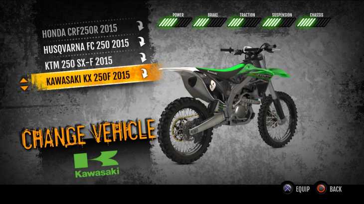 MX vs. ATV Supercross Encore - 2015 Kawasaki KX250F MX - 游戏机迷 | 游戏评测