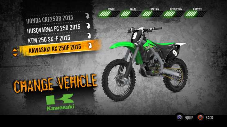 MX vs. ATV Supercross Encore - 2015 Kawasaki KX250F MX - 游戏机迷 | 游戏评测