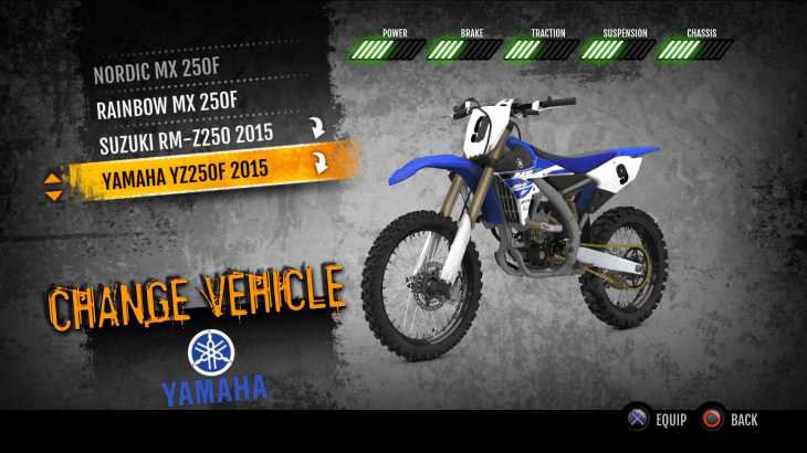 MX vs. ATV Supercross Encore - 2015 Yamaha YZ250F MX - 游戏机迷 | 游戏评测