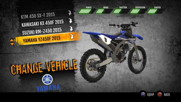 MX vs. ATV Supercross Encore - 2015 Yamaha YZ450F MX - 游戏机迷 | 游戏评测