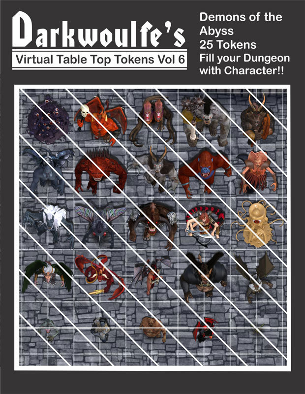 Fantasy Grounds - Top-Down Tokens - Darkwoulfe's Token Pack Vol 6 - 游戏机迷 | 游戏评测